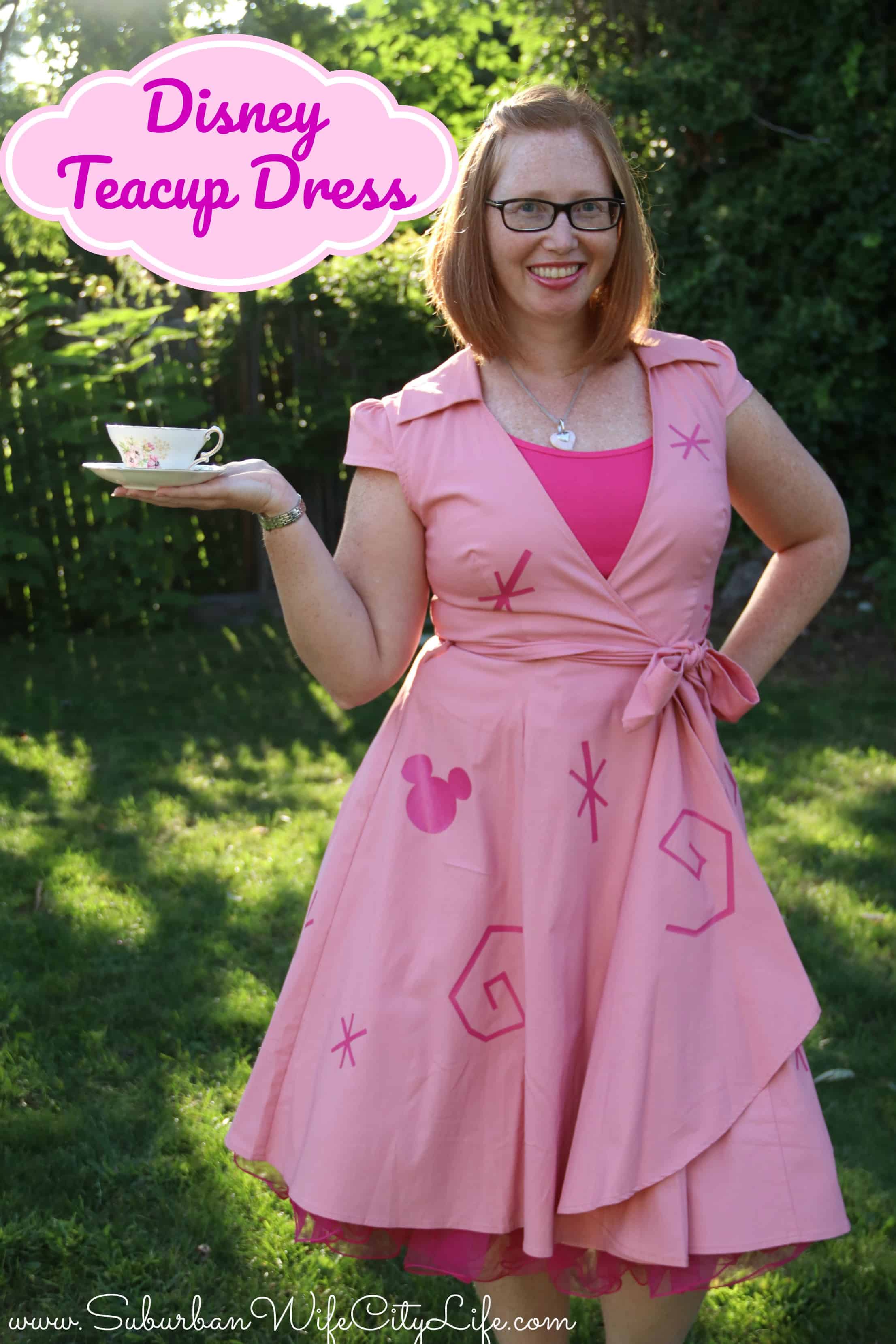 Disney Teacup Dress DIY Suburban Wife, City Life