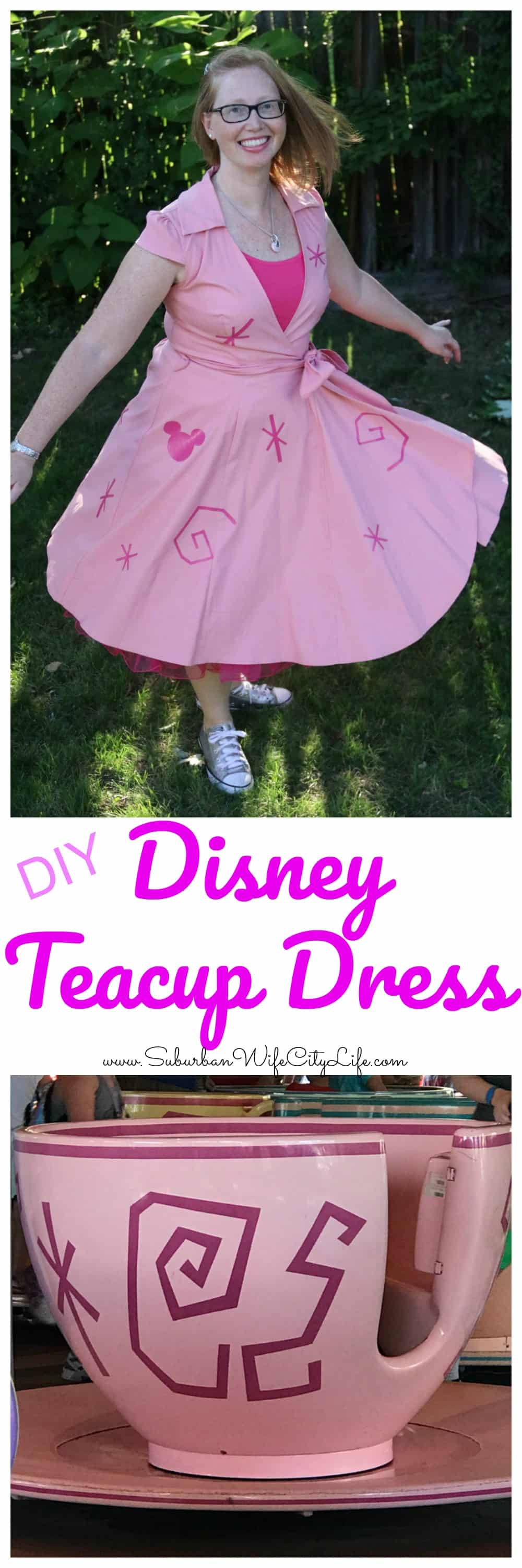 Disney Teacup Dress DIY Suburban Wife, City Life