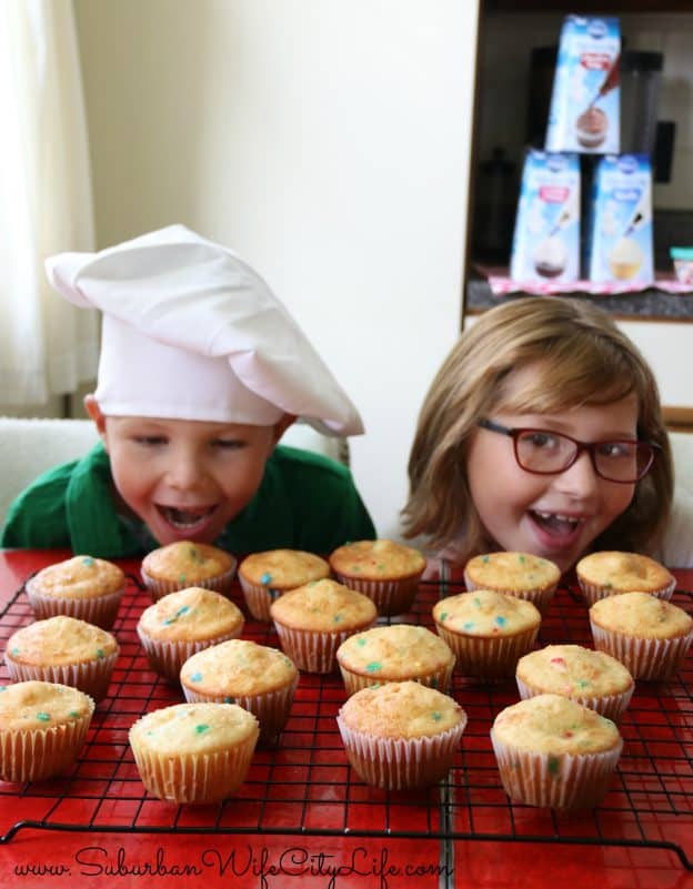 Surprise Cupcakes with kids