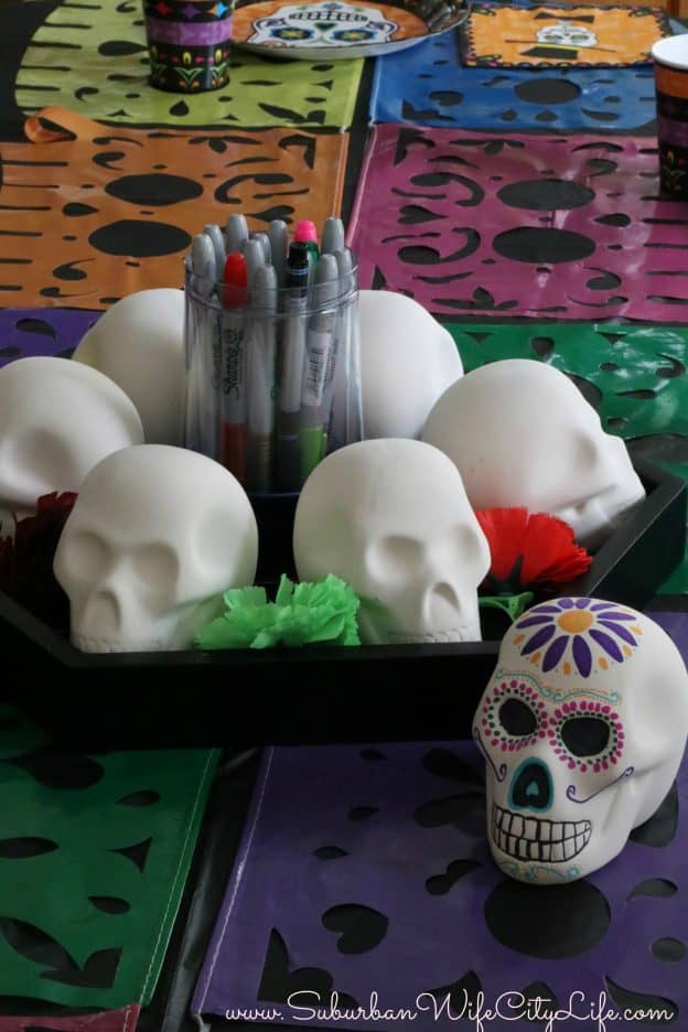 DIY Sugar Skull Decorating
