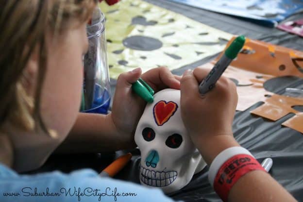 DIY Sugar Skulls from Oriental Trading