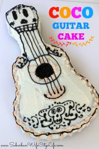 Disney Pixar Coco Guitar Cake