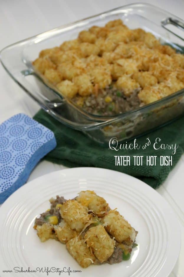 Quick & Easy Tater Tot Hot Dish