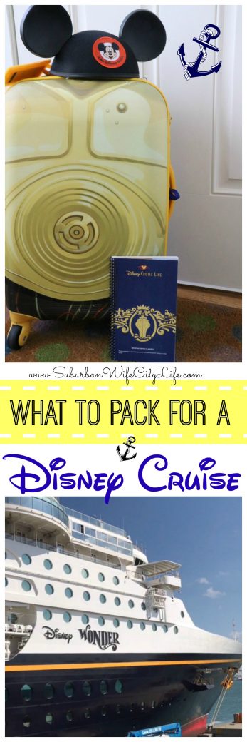What to pack for a Disney Cruise!