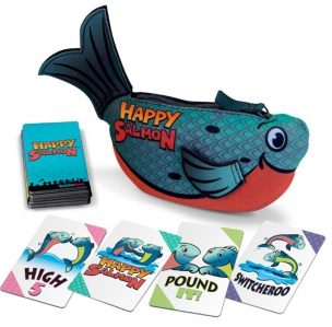Happy Salmon Blue Fish