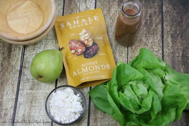 Ingredients Pear & Goat Cheese salad