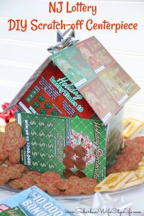 NJ Lottery DIY Scratch-off Centerpiece