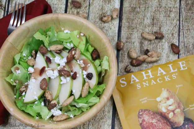 ear & Goat Cheese Salad with a Crunch