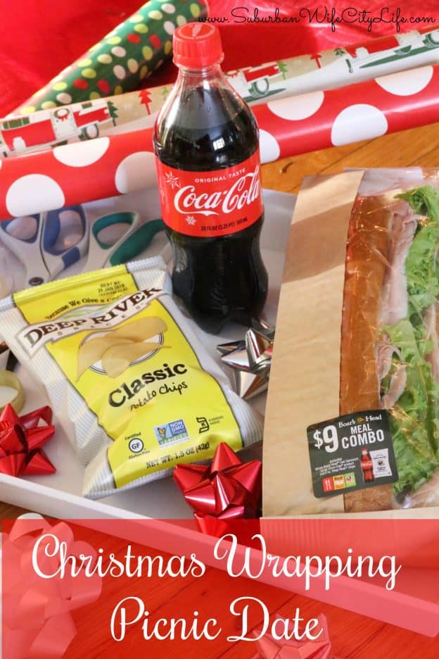 Christmas Wrapping Picnic Date #ServeWithACoke