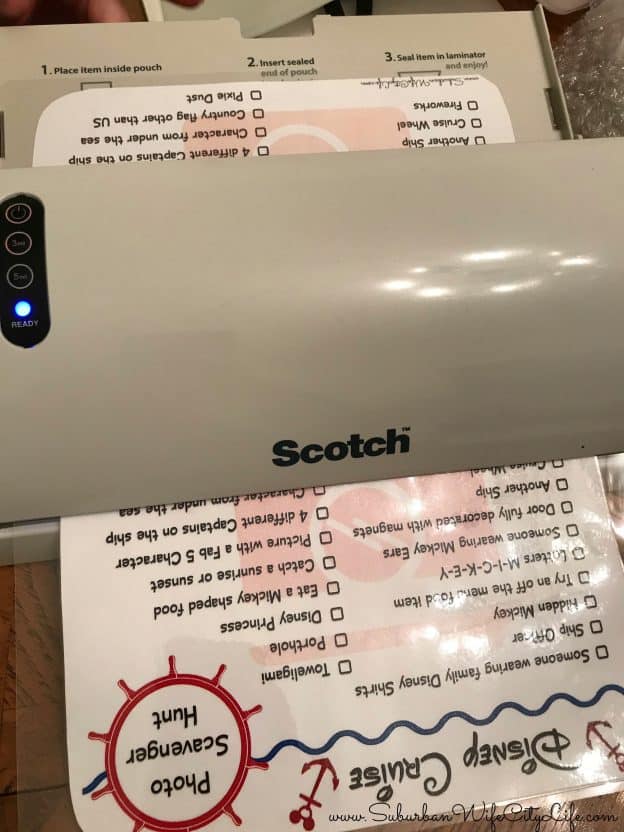 Disney Cruise Photo Scavenger Hunt