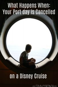What happens when your port day is cancelled on a Disney Cruise