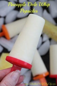 Pineapple Dole Whip Popsicles