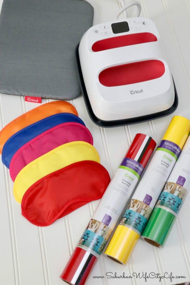 Cricut Easy Press 2 Disney Sleep Mask Supplies