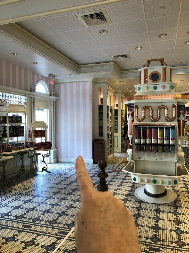 Magic Kingdom Candy Stripe Wall