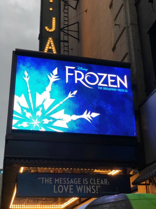 Frozen on Broadway