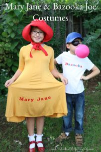 Mary Jane & Bazooka Joe Costumes