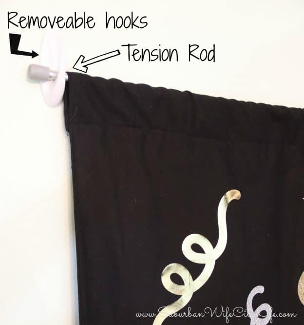 How to hang a backdrop