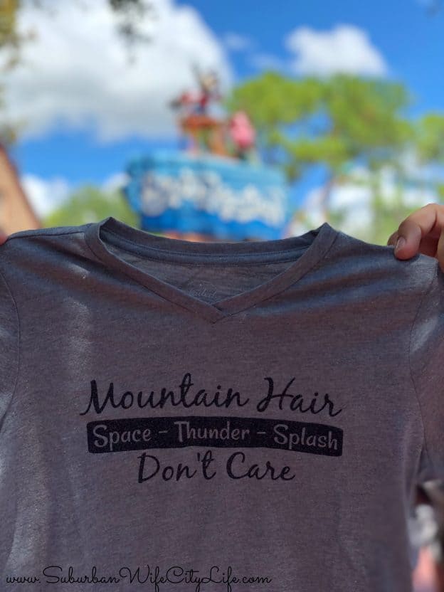 Mountain Hair Don't Care Disney Shirt