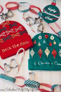 Ugly Christmas Hat #cricutmade