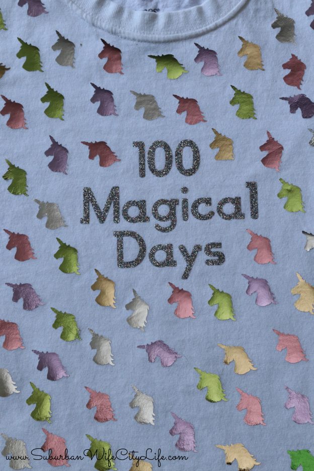 100 Magical Days shirt for th 100th day of school #CricutMade