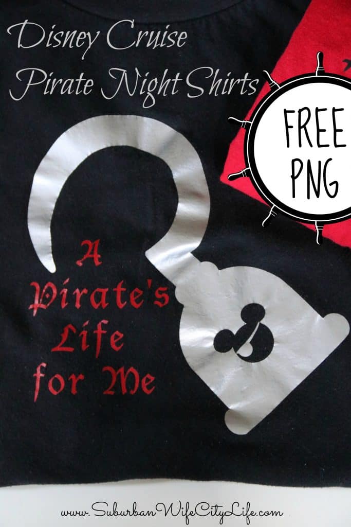 Disney Cruise Pirate Night Shirts and FREE PNG