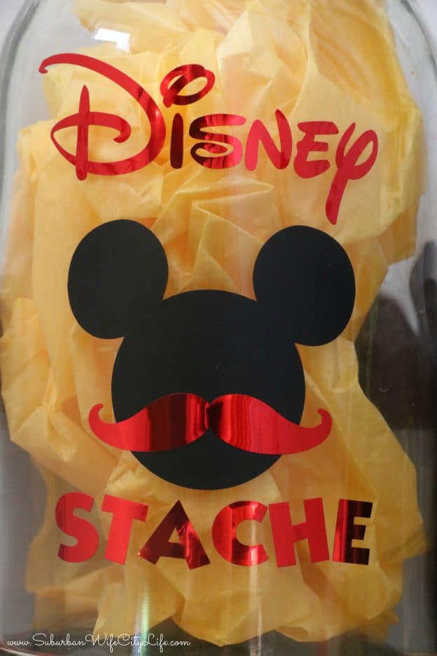 Disney Stache Fund DIY #CricutMade