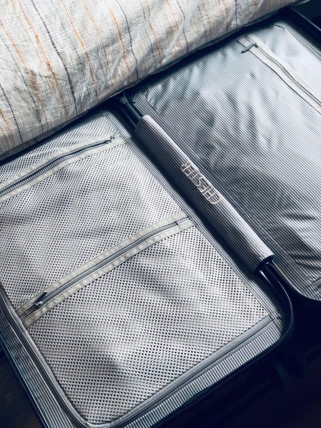 Chester Suitcase Inside Pockets