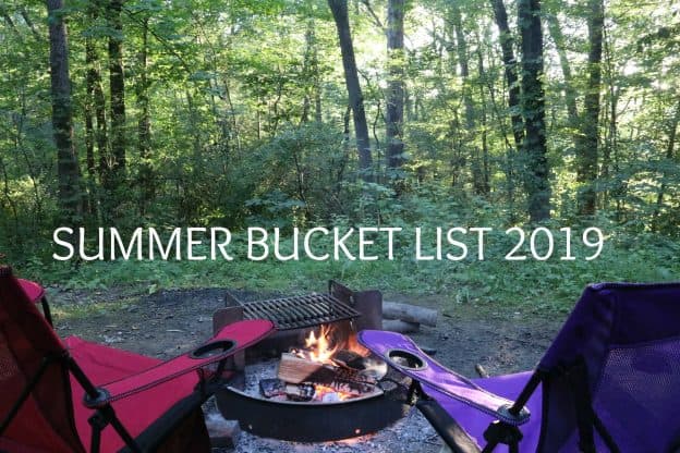 Summer Bucket List 2019