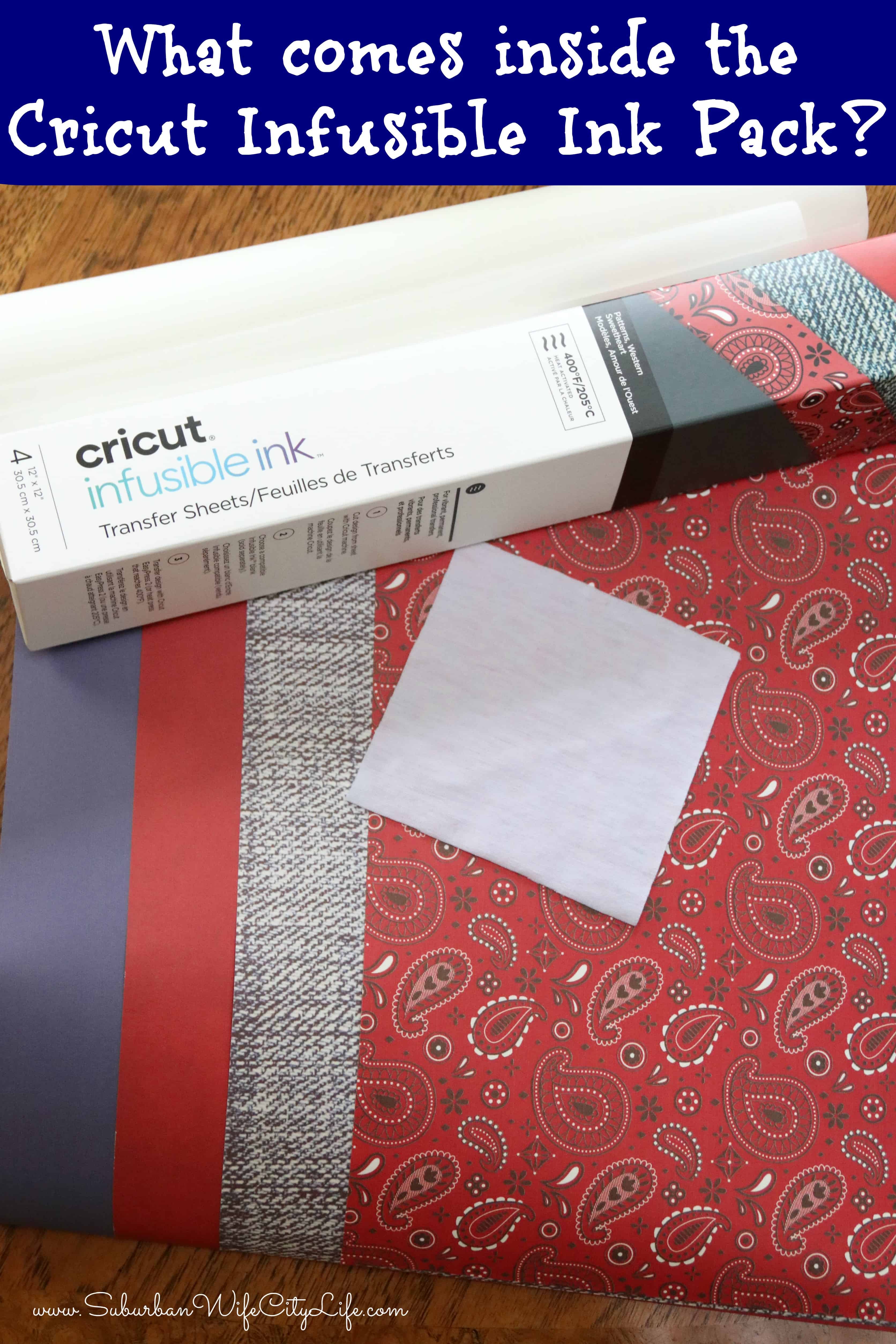 What is Cricut Infusible Ink? - Suburban Wife, City Life