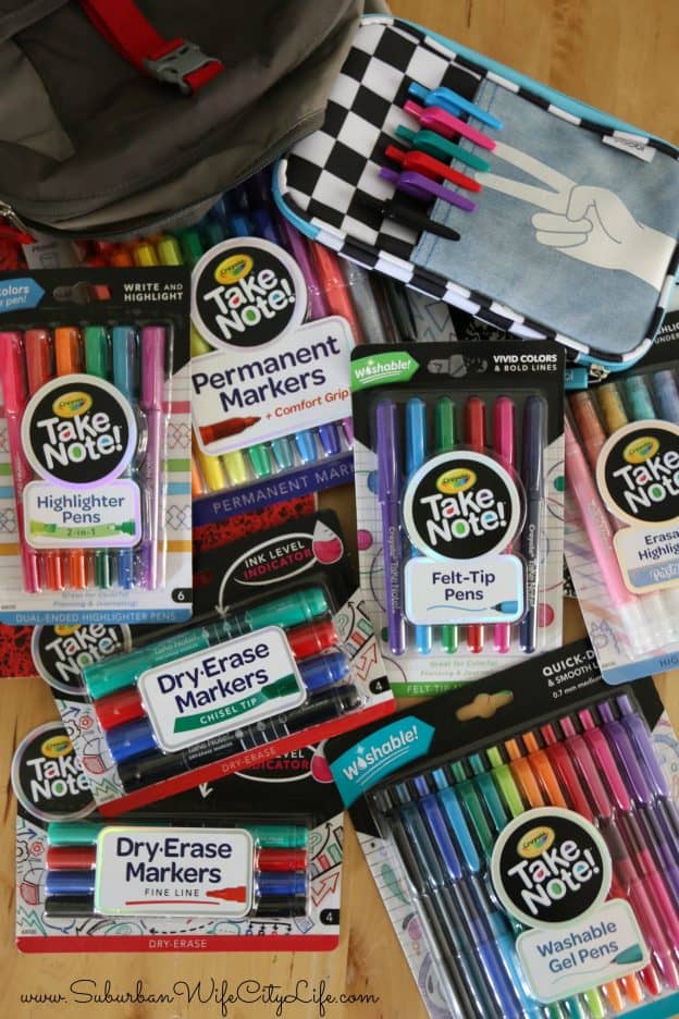 Crayola Take Note! makes back to school Colorful! - Suburban Wife, City Life