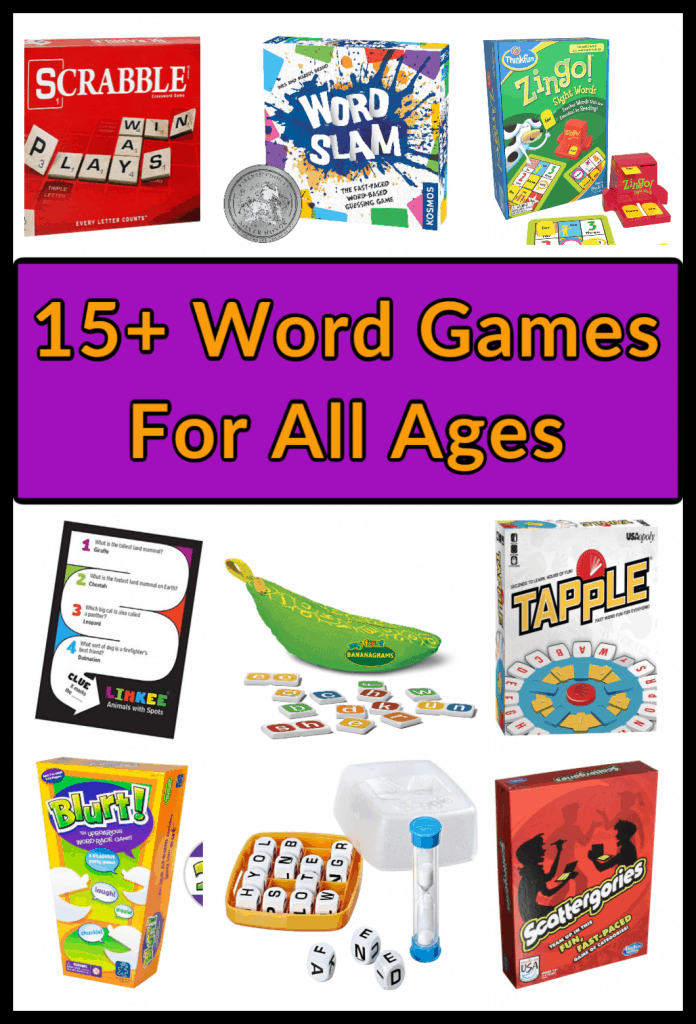 15 + Word Games for All Ages