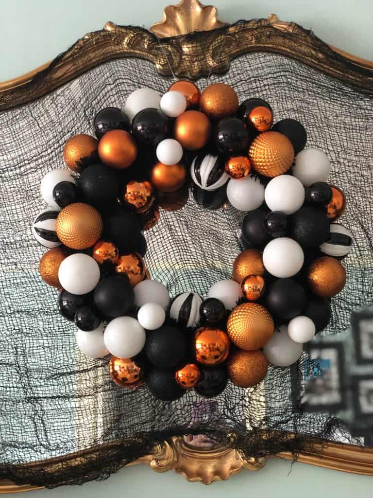 Party City Halloween ornament wreath