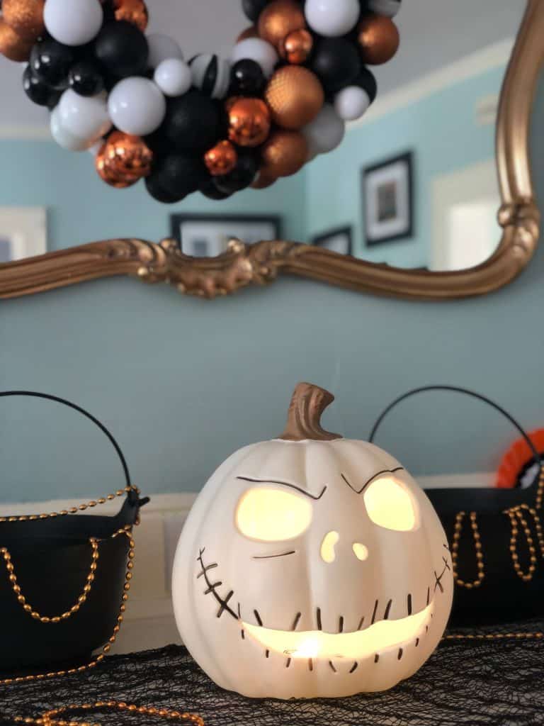 Party City Jack Skellington Light up Pumpkin