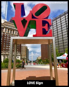 LOVE sign Philadelphia