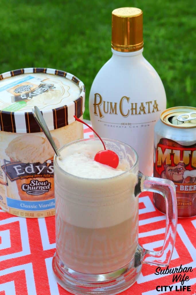 Rum Chata Root Beer Float