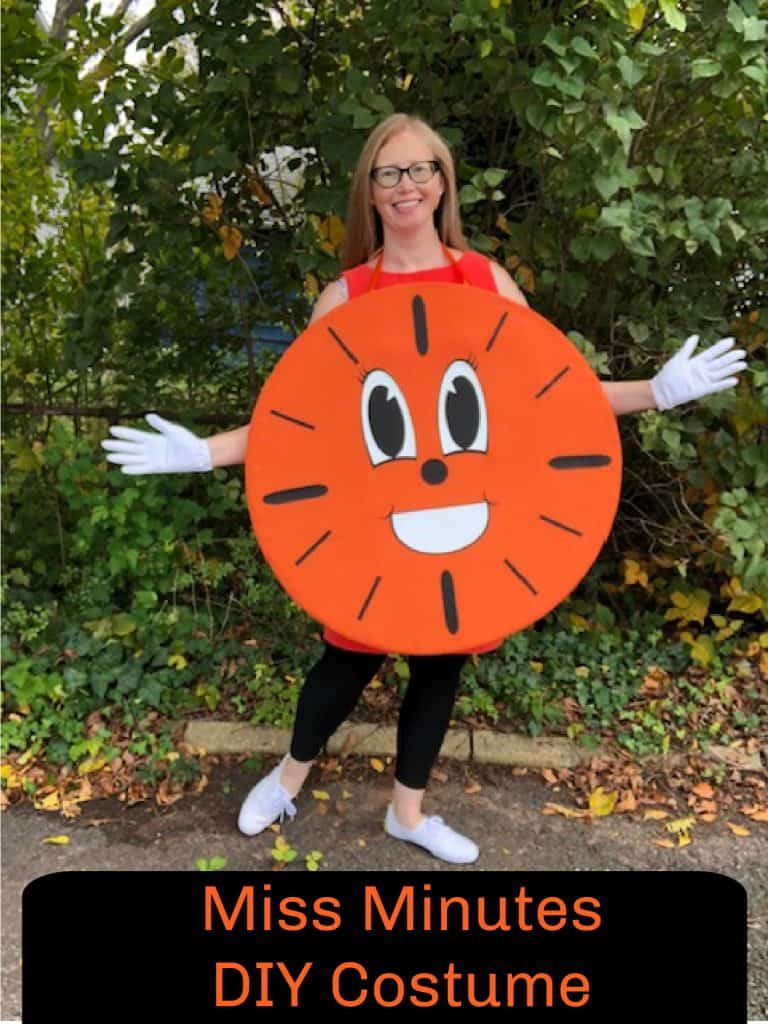 DIY Miss Minutes Costume
