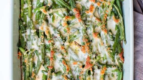 Image for Non-Traditional Green Bean Casserole Recipe [+VIDEO] MasalaHerb.com